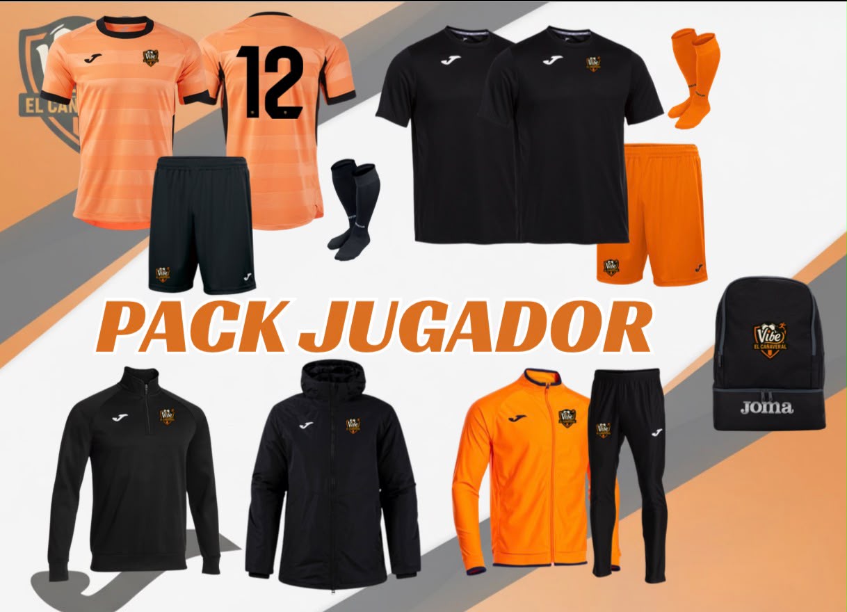 Pack Jugador oficial del C.D. ViBe El Cañaveral